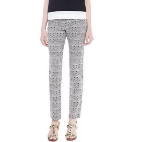 Tory Burch Heidi Slim Fit Print Pants - Picture 2 of 10